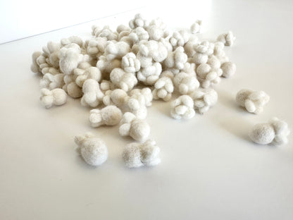 Felt Popcorn Pieces