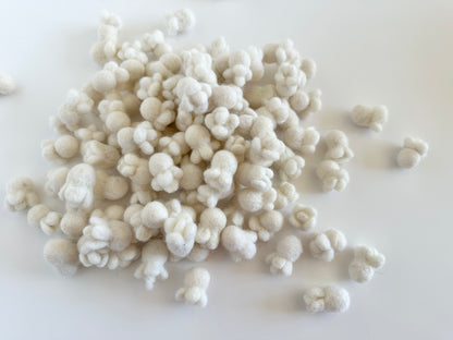 Felt Popcorn Pieces