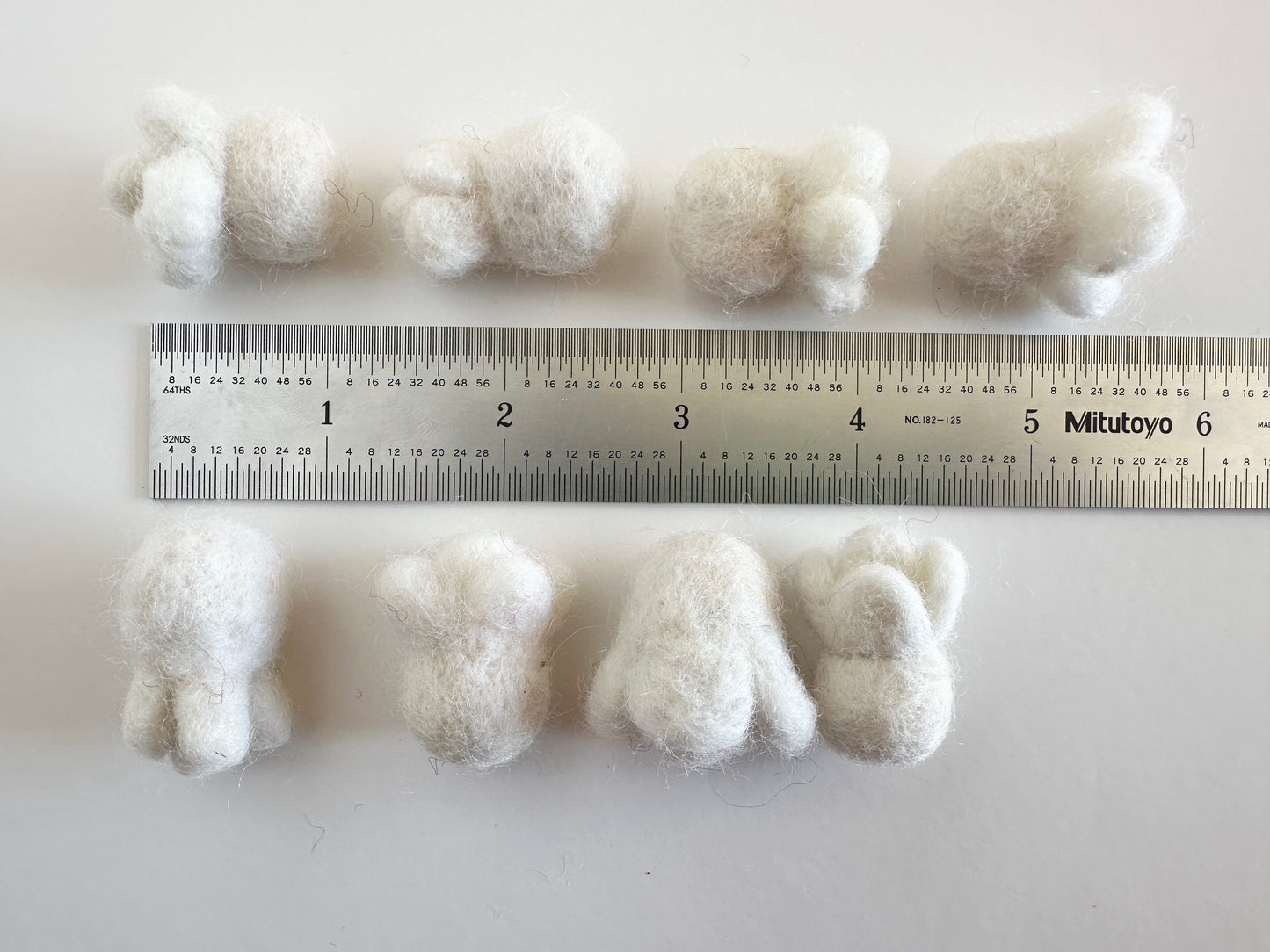 Felt Popcorn Pieces