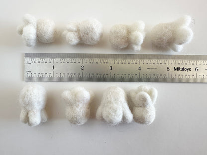 Felt Popcorn Pieces