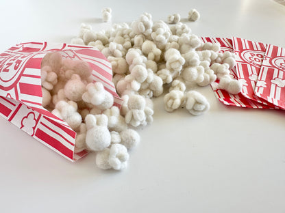 Felt Popcorn Pieces