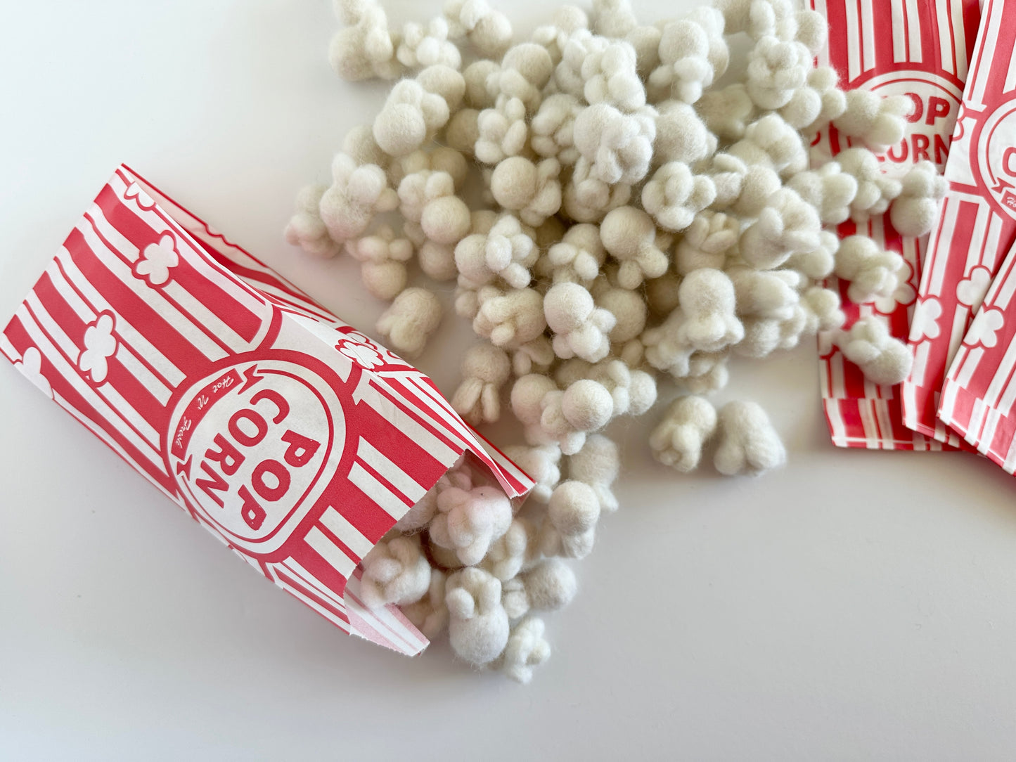Felt Popcorn Pieces