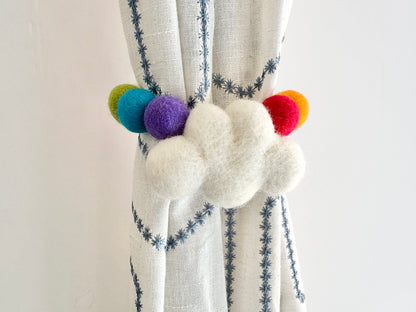 Rainbow Cloud Curtain Tie