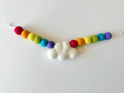 Rainbow Cloud Curtain Tie