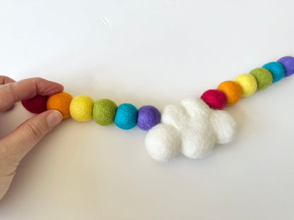 Rainbow Cloud Curtain Tie