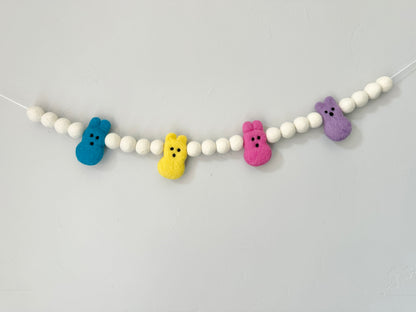 Bright White Bunny Garland