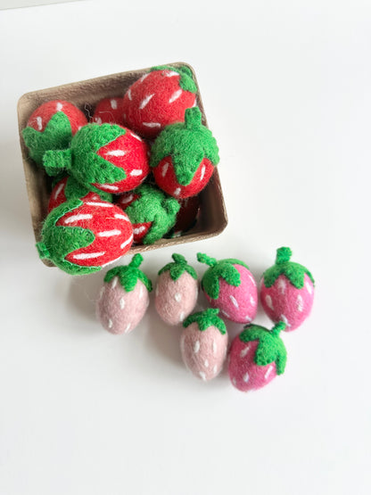 Strawberries and a Berry Basket