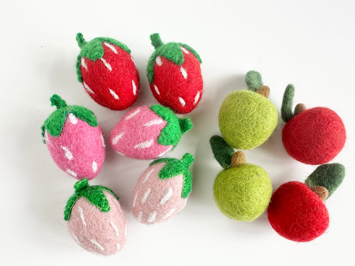 Wool Felted Fruit Toy