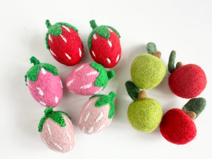 Wool Felted Fruit Toy