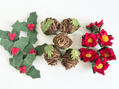 Christmas Florals, Leaves & Berries
