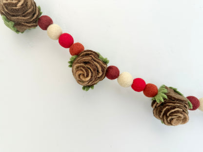 Wintery Pinecone Garland