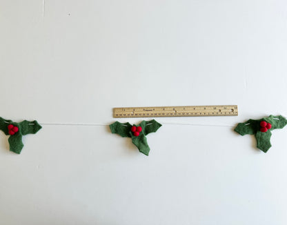 Holly & Berries Garland