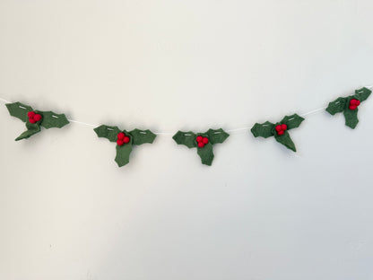 Holly & Berries Garland