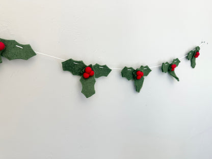 Holly & Berries Garland