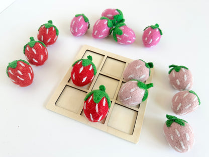 Strawberry Tic Tac Toe Set