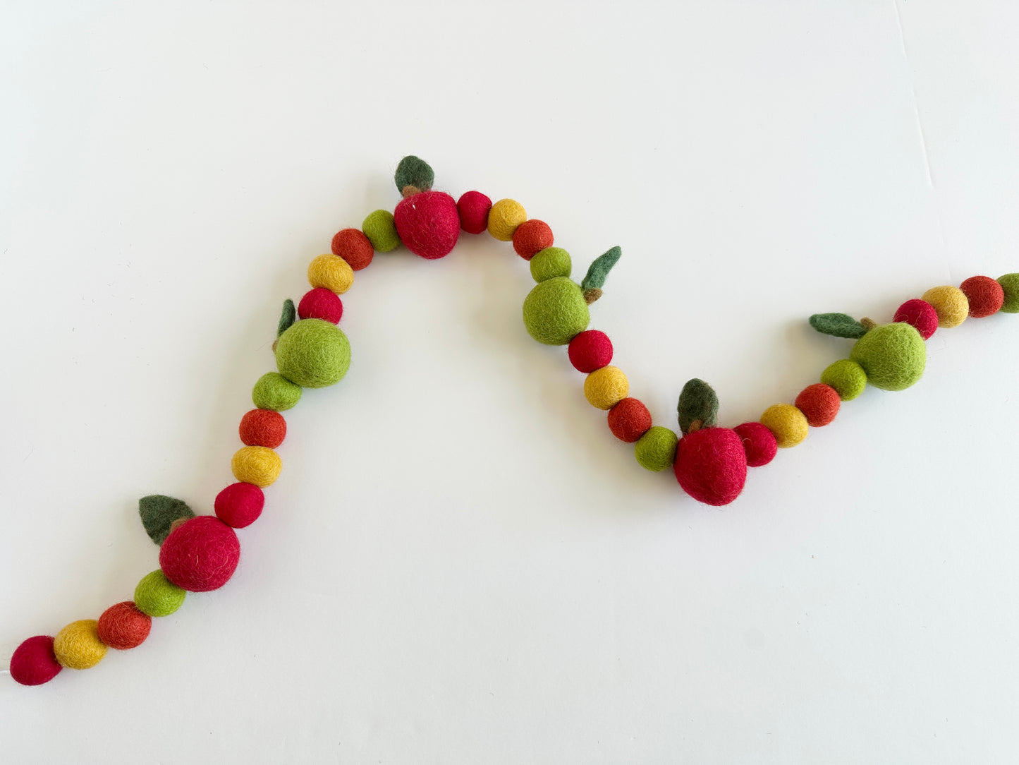 Red & Green Apple Garland