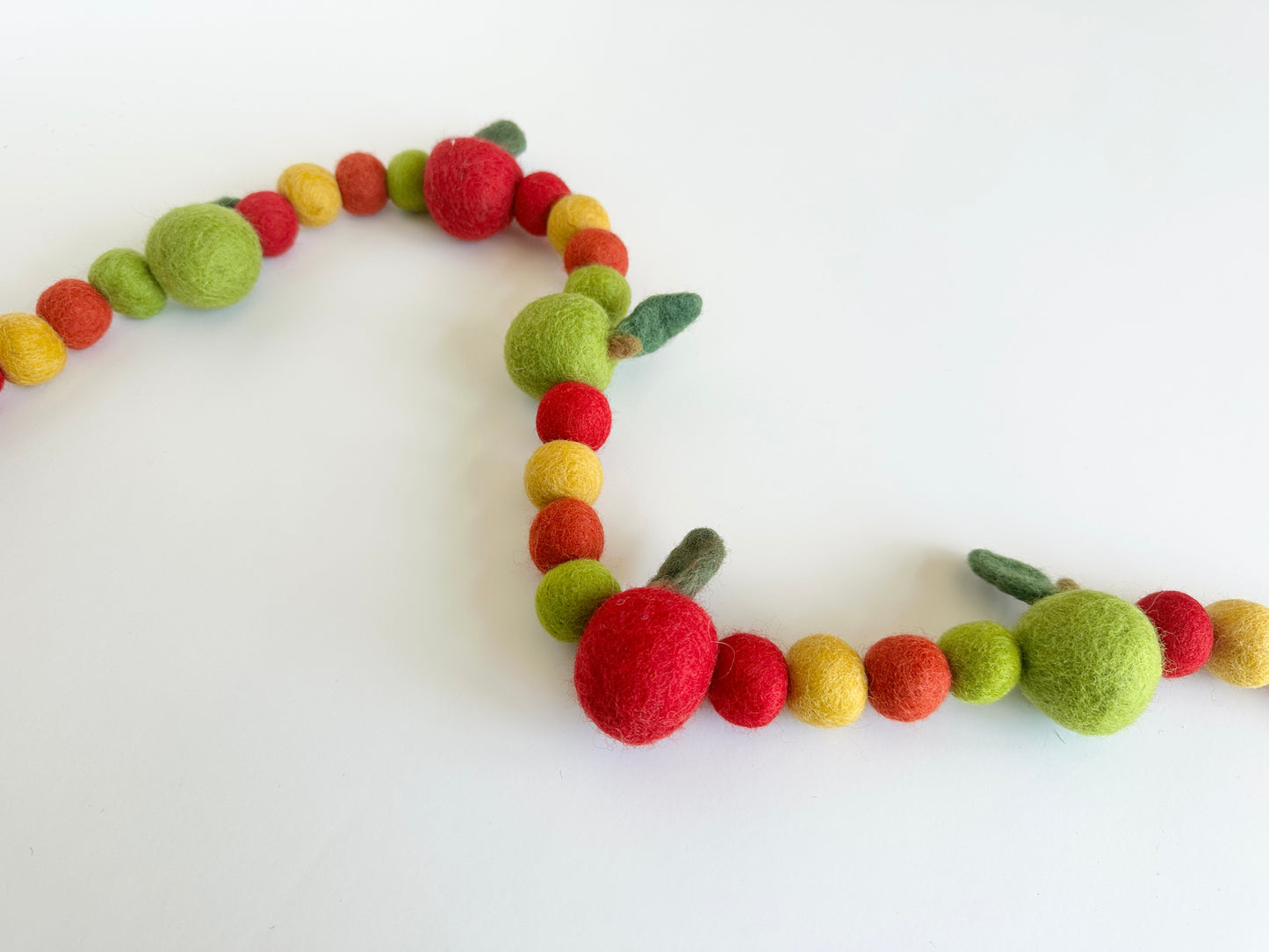 Red & Green Apple Garland
