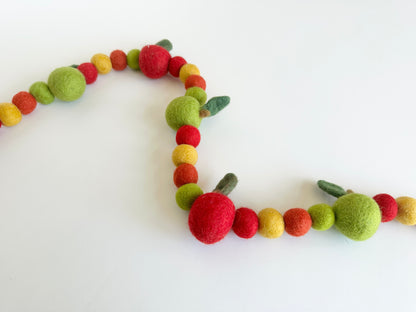 Red & Green Apple Garland