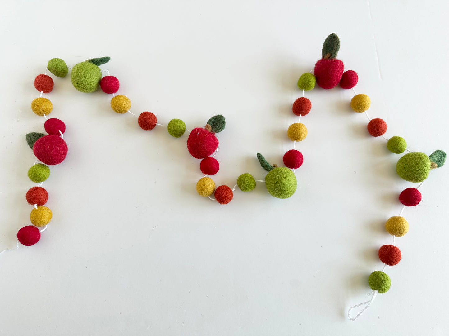 Red & Green Apple Garland