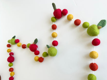 Red & Green Apple Garland