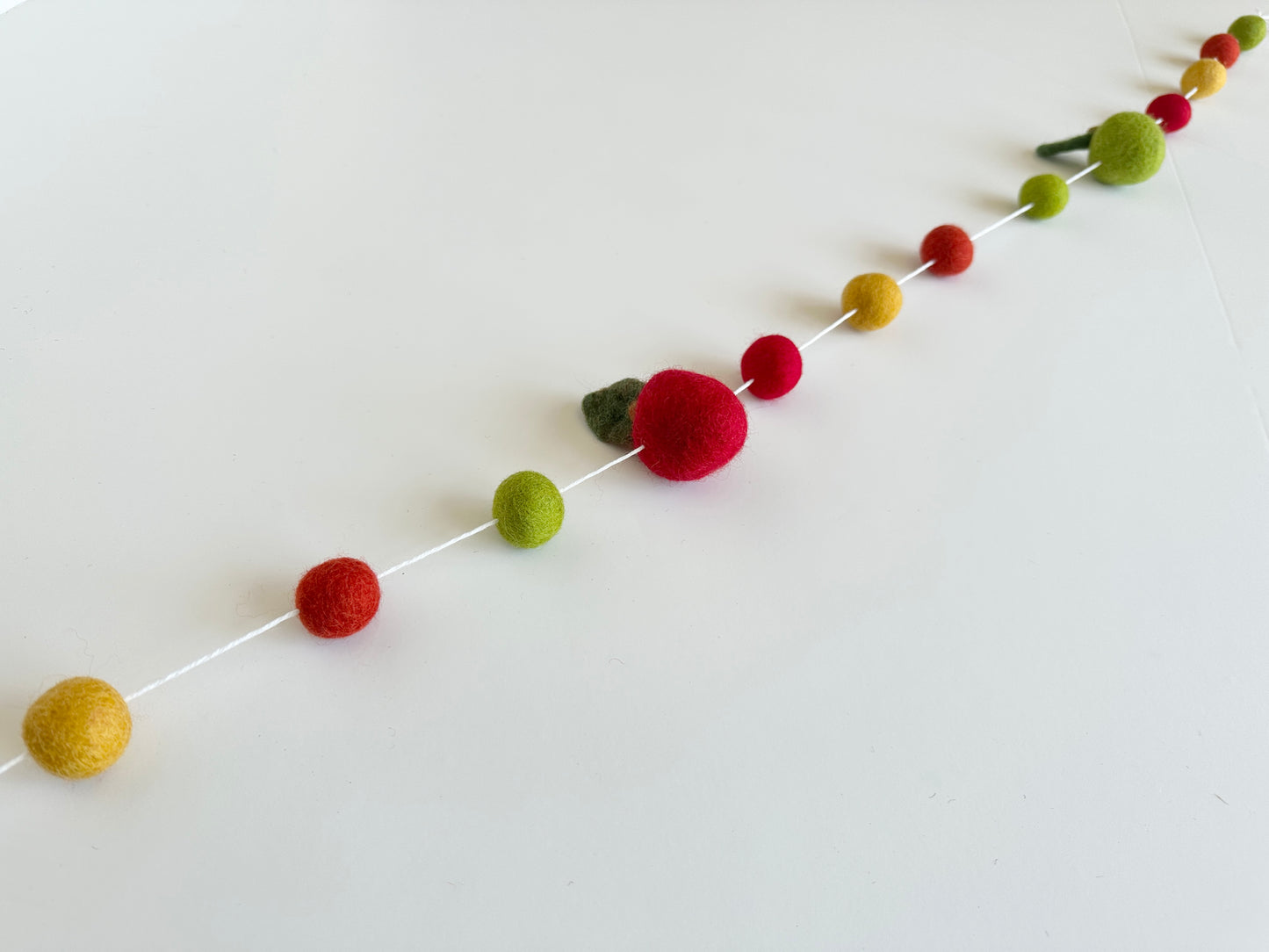 Red & Green Apple Garland