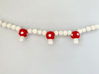 Red & White Mushroom Garland