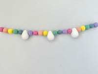 Rainbow Easter Egg Garland