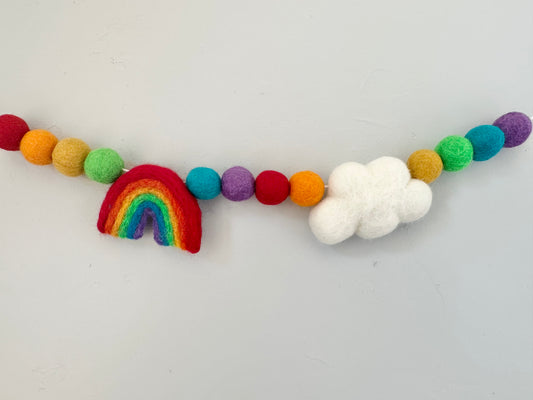 Rainbow & Cloud Garland