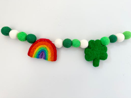 Rainbow & Shamrock Garland