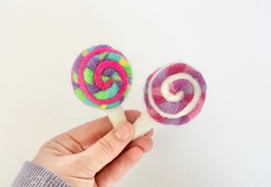 Bright Felt Lollypop Toy