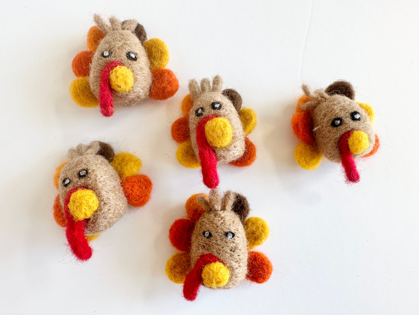 Felt Pumpkin and/or Turkey Toys