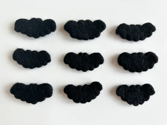 Felted Halloween Bat Toy