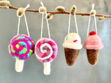 Ice Cream or Lollipop Ornament