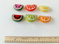 Felt Fruit Slices Toy