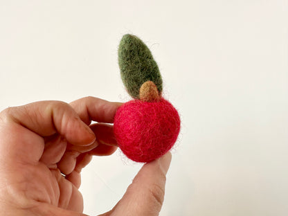 Wool Felted Fruit Toy