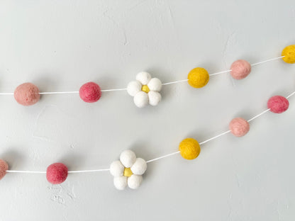 White Daisy Garland