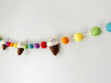 Rainbow Ice Cream Garland