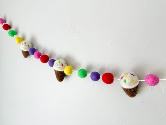 Colorful Ice Cream Garland