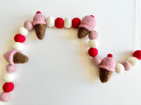 Strawberry Ice Cream Garland