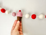 Strawberry Ice Cream Garland