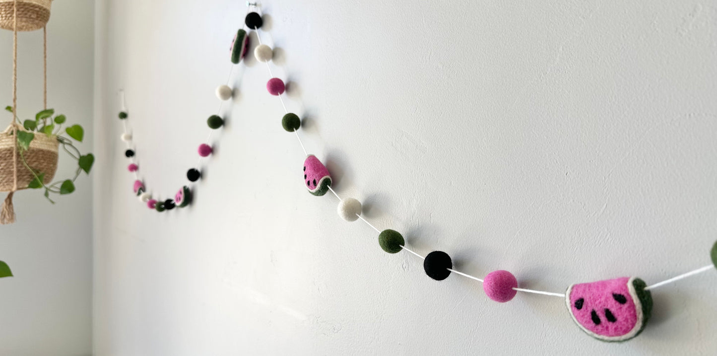 Pink Watermelon Garland