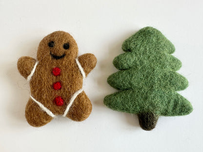 Gingerbread Man and/or Evergreen Tree Toy