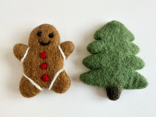 Gingerbread Man and/or Evergreen Tree