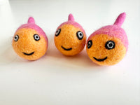 Happy Felted Fish