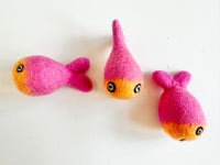 Happy Felted Fish