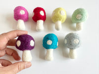 Mushroom Felt Ornament