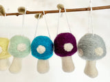 Mushroom Felt Ornament