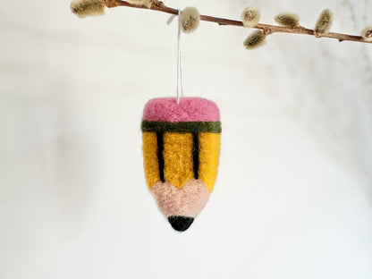 Perfect Teacher Gift - Pencil Ornament