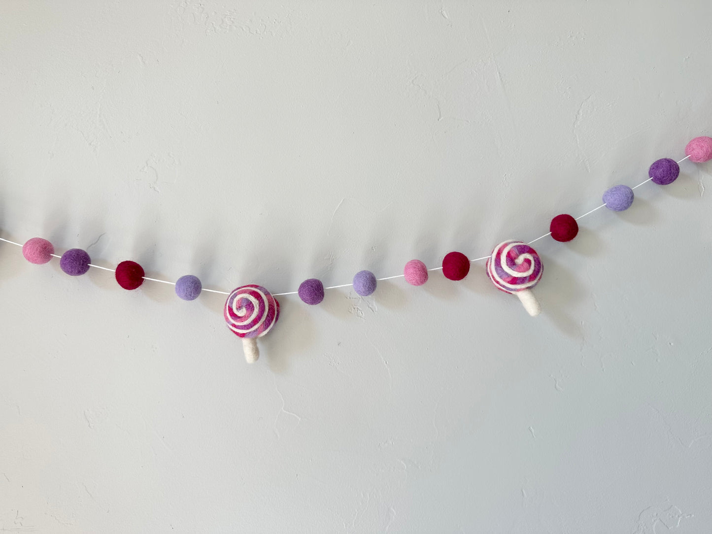 Pinks & Purples Lollypop Garland