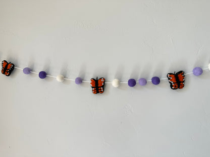 Purples Butterfly Garland